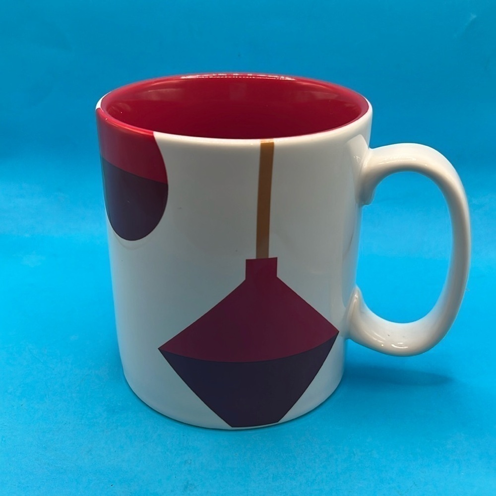 Starbucks Christmas Red Ornaments Large Coffee Mug 19 fl oz